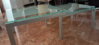 Mesa baja de centro extensible