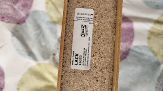 Balda Lack Ikea Blanca