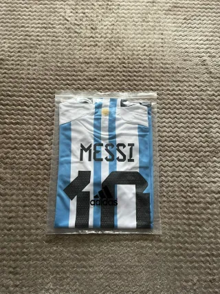 Maglia Argentina Messi 10 Mondiale Qatar 2022