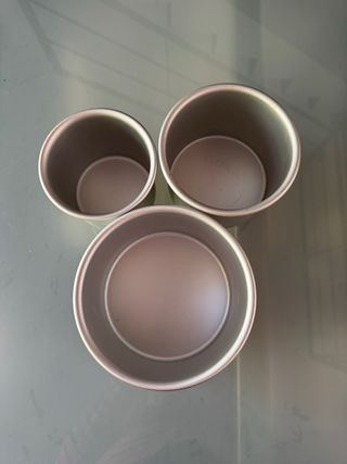 Set 3 moldes repostería PME y Wilton 15, 12 y 10cm
