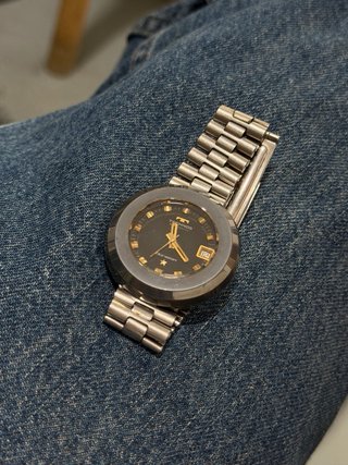Reloj Technos Borazon Automático Tungsteno 39mm