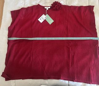 Capa Hoss Intropia tricot roja talla única