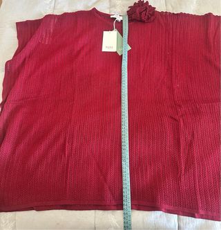 Capa Hoss Intropia tricot roja talla única