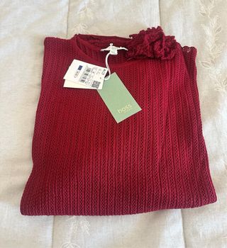 Capa Hoss Intropia tricot roja talla única
