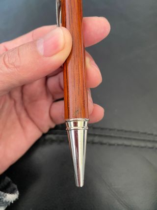 Bolígrafo Laban madera y aleación de plata