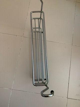 Colgador especiero/utensilios metalizado