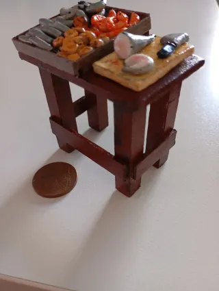 Banco di Betlemme con Pesce e Frutti di Mare