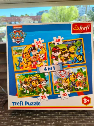 Puzzle Paw Patrol 4 en 1 Trefl