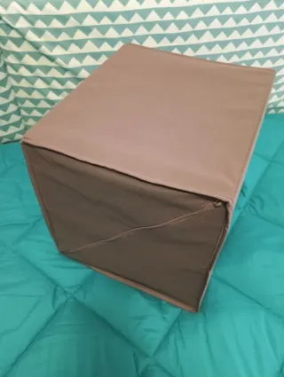 Minicomoda Ikea 2 cassetti in tessuto grigio