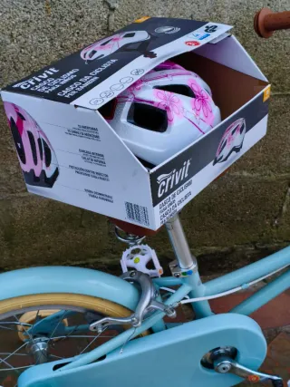 Bicicleta infantil 4 a 6 años 16",regalo casco.