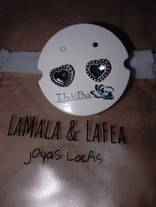 ( NUEVO ) Pendientes Corazón Swarovski Azul