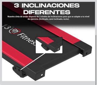 Cinta de correr y andar plegable