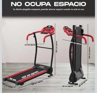 Cinta de correr y andar plegable