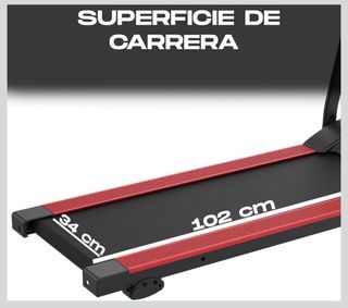 Cinta de correr y andar plegable