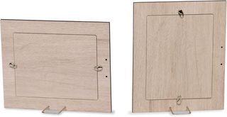 Cornici portafoto da tavolo Mareli, tessuto a pois fucsia