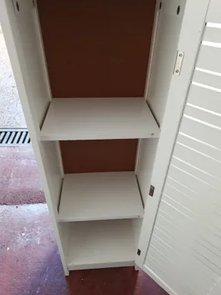 Conjunto Muebles Baño Madera Blanco