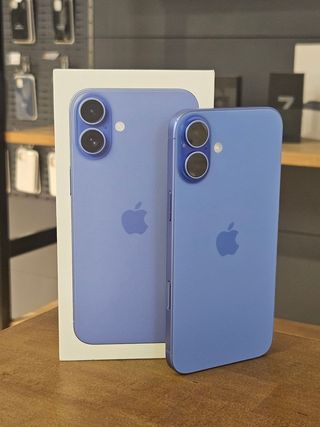 IPHONE 16 PLUS 128GB AZUL BATERIA 100% - 0 CICLOS
