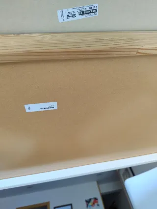 Mesa alta Ikea Nordviken madera blanca