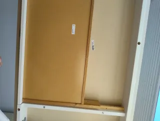 Mesa alta Ikea Nordviken madera blanca