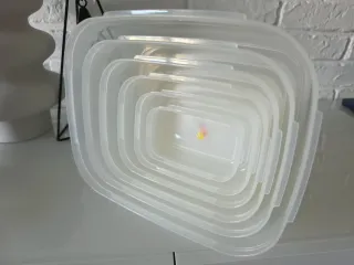 Contenitore ermetico in plastica e silicone