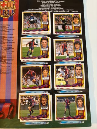 Álbum Cromos Liga Fútbol 95/96
