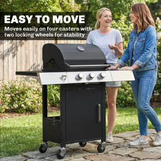 Barbacoa Gas 3 Quemadores 8,1 kW