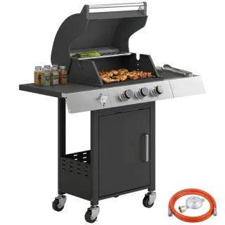 Barbacoa Gas 3 Quemadores 8,1 kW