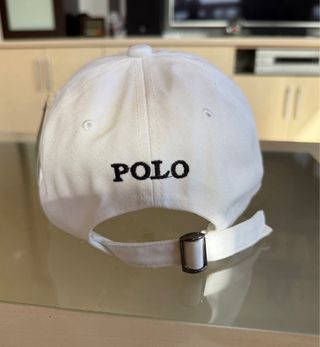 Gorra Polo Ralph Lauren Blanca Ajustable