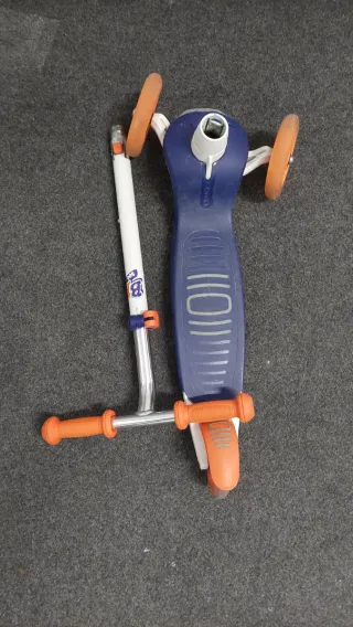 Patinete 3 Ruedas Decathlon Azul/Naranja