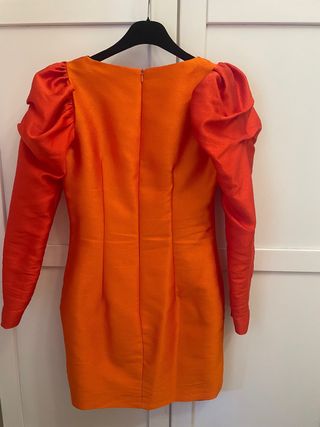 Vestido Naranja y Rojo