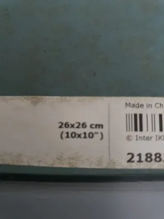 Lote 2 espejos Ikea madera marrón claro