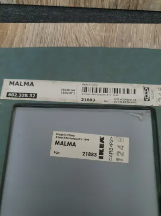 Lote 2 espejos Ikea madera marrón claro