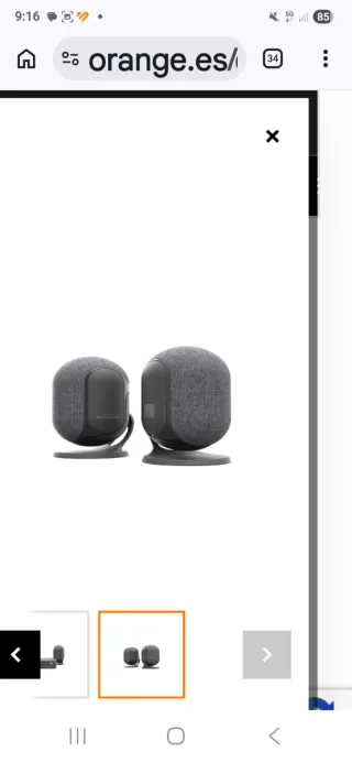 Altavoces Bang & Olufsen Orange Infinity Box