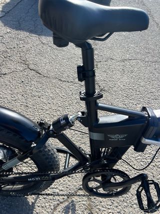 Bicicleta Eléctrica Fat Bike Ridstar Negra
