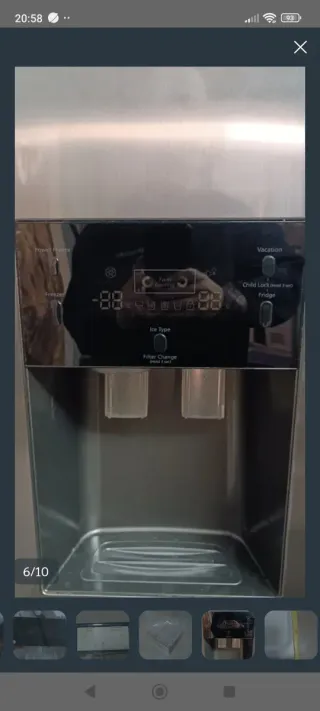 Piezas nevera Samsung RSH1DBIS