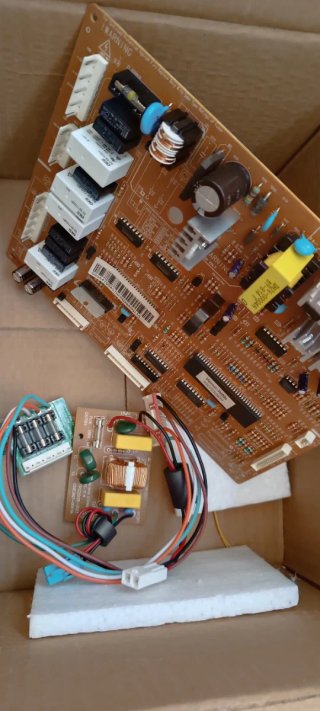 Placa y fuente  nevera Samsung RSH1DBIS