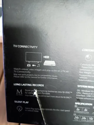 LG BP55EB40 Grabador Blu-Ray Externo USB