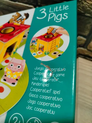 GOULA Los 3 cerditos Juego de Mesa Educativo