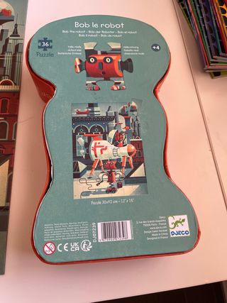 Puzzle Djeco Bob el robot +4 años