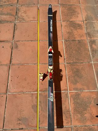 Esquís Fischer SC4 Carbono c/fijaciones Salomon