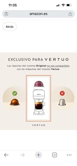 Cafetera Nespresso Negra