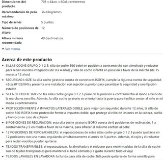 Bebeconfort RevolveFix 360 i-Size, Silla Coche 360