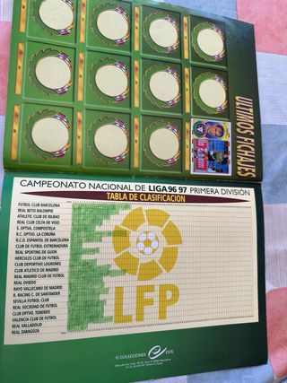Álbum Liga 96/97 - Cromos Fútbol
