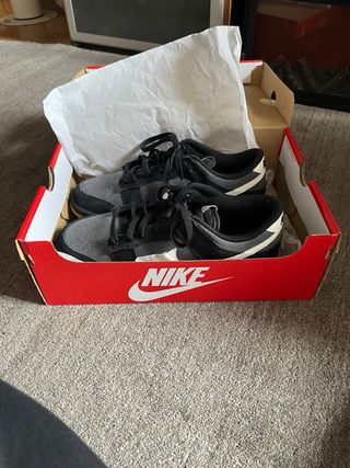 Zapatillas Nike Dunk Low Negras/Grises Nuevas