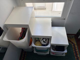 Escaleras con cajones de almacenaje