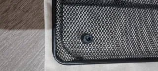 Bandeja organizadora metálica negra