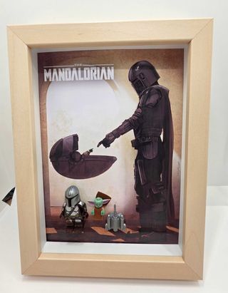 Cuadro The Mandalorian y Grogu