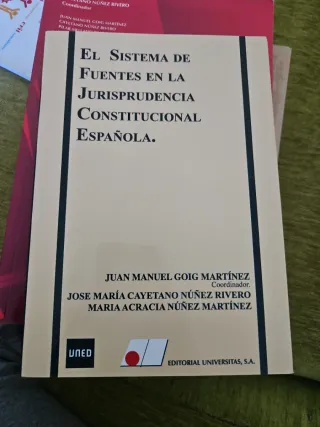 El sistema de fuentes en la jurisprudencia cons...