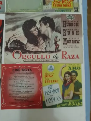 Folletos cine años 50