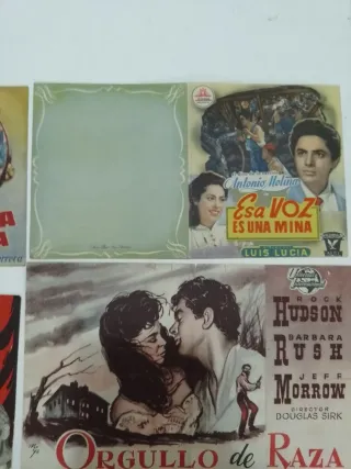 Folletos cine años 50